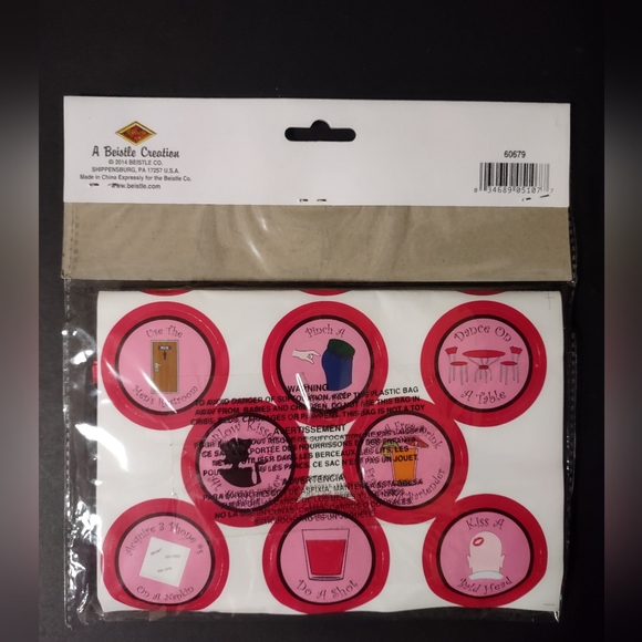 New Beistle Bachelorette Satin Sash with Badges Sealed - Picture 2 of 4